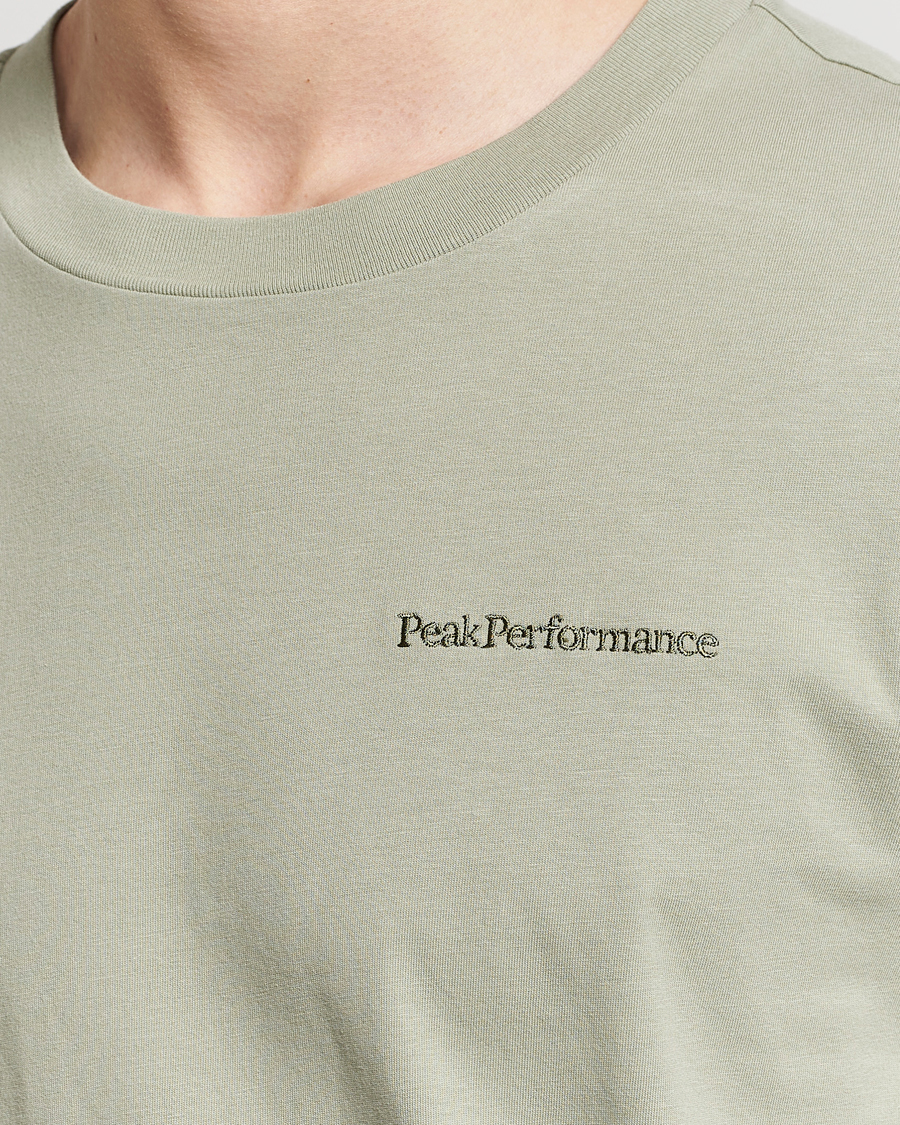 Herr | T-Shirts | Peak Performance | Original Logo Crew Neck T-Shirt Limit Green