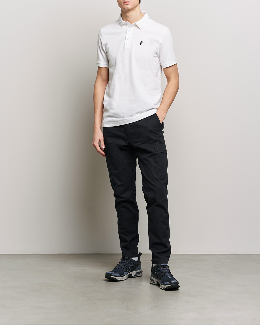Herr | Pikéer | Peak Performance | Classic Cotton Polo White