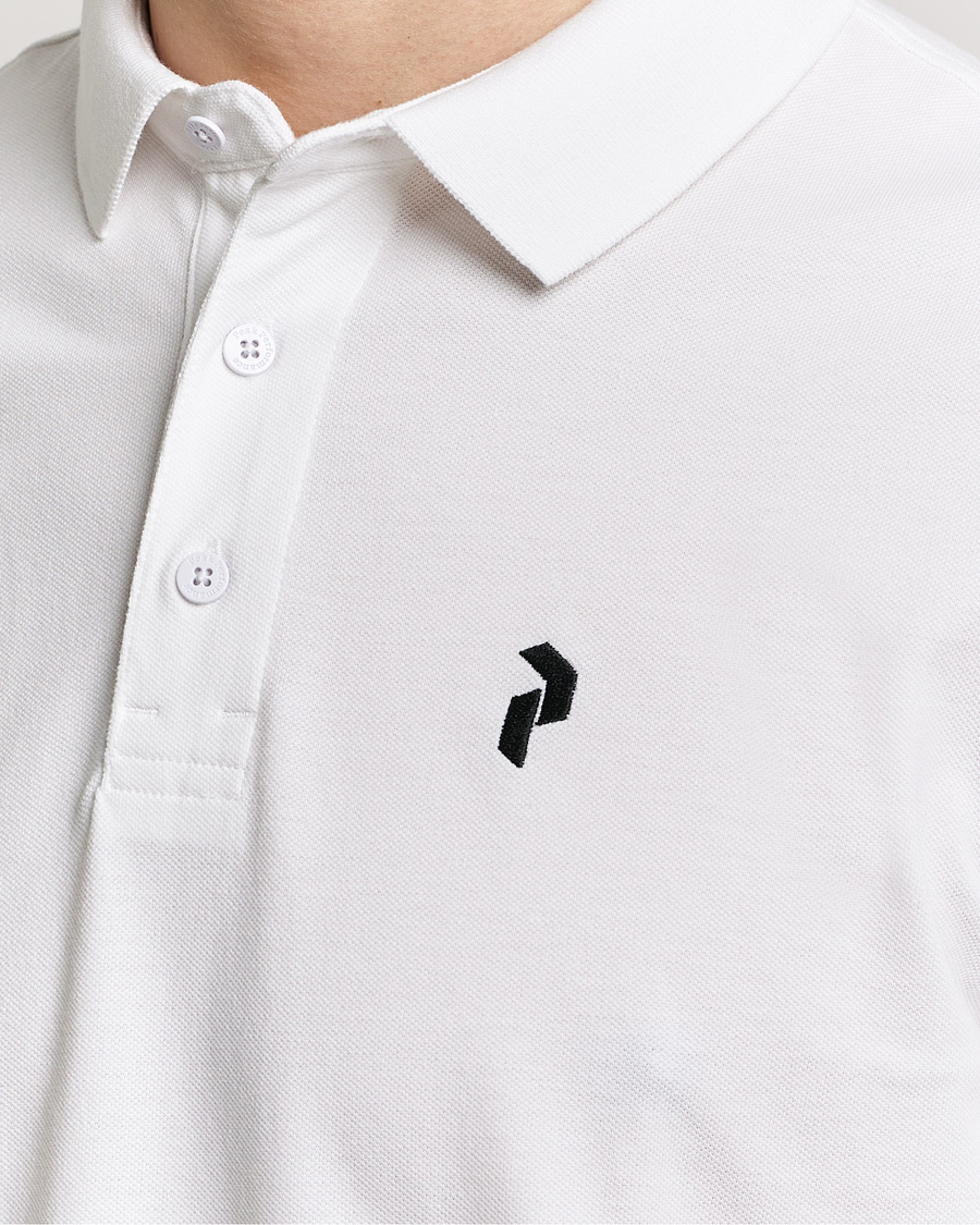Herr | Pikéer | Peak Performance | Classic Cotton Polo White