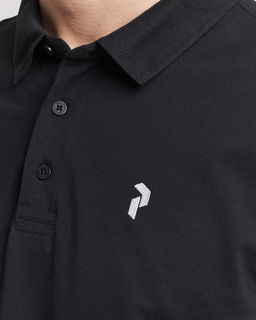 Herr | Pikéer | Peak Performance | Classic Cotton Polo Black