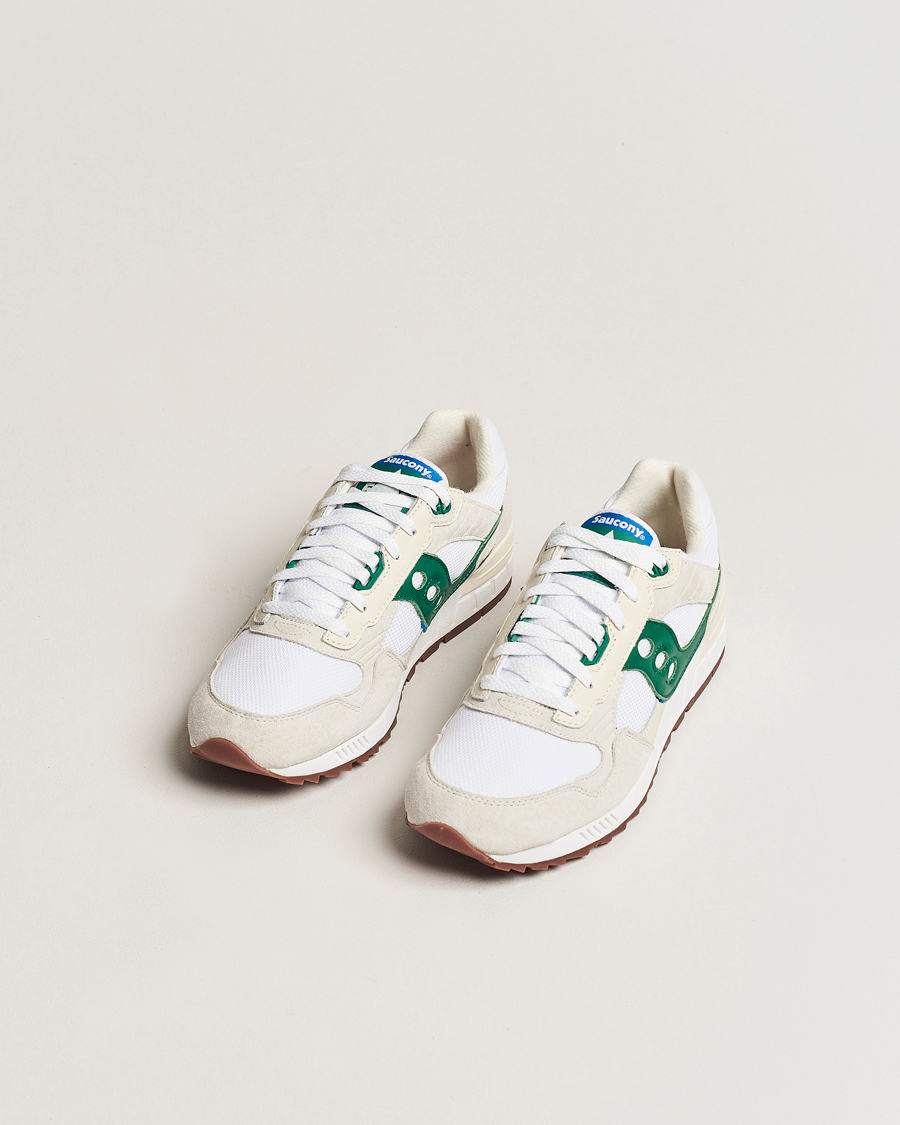 Herr | Mockaskor | Saucony | Shadow 5000 Sneaker White/Green