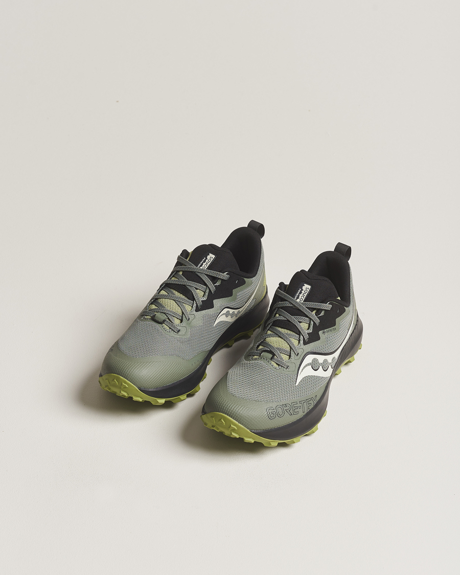Herr | Saucony Peregrine 14 Gore-Tex Trail Sneaker Olive | Saucony | Peregrine 14 Gore-Tex Trail Sneaker Olive