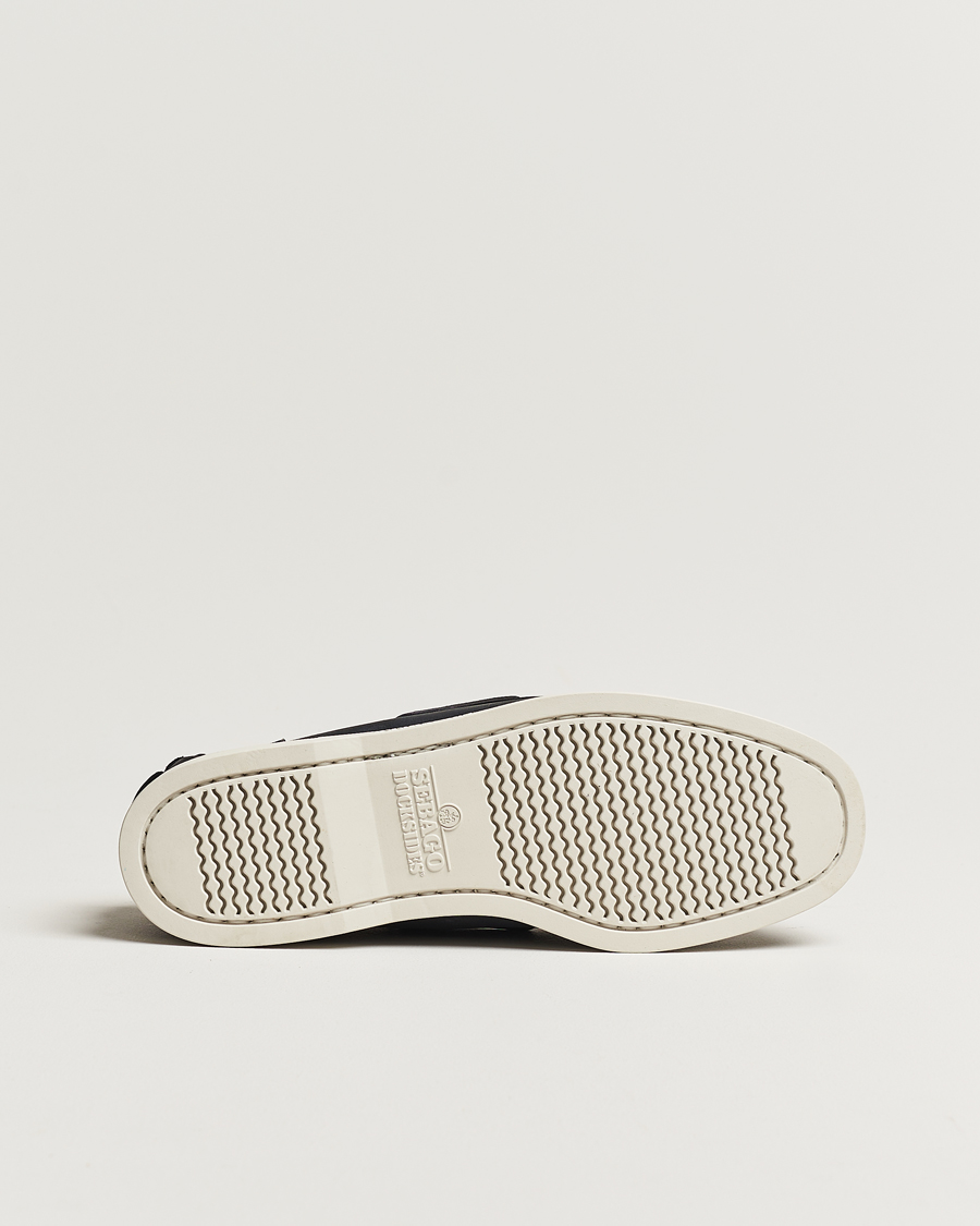 Herr | Seglarskor | Sebago | Dockside Nubuck Boat Shoe Blue Navy