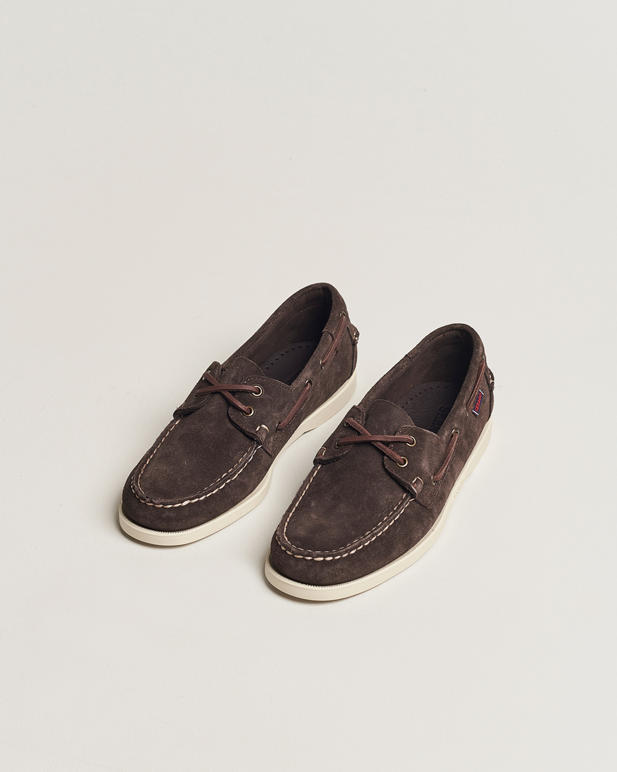 Herr | Senast inkommet | Sebago | Docksides Suede Boat Shoe Moka Brown