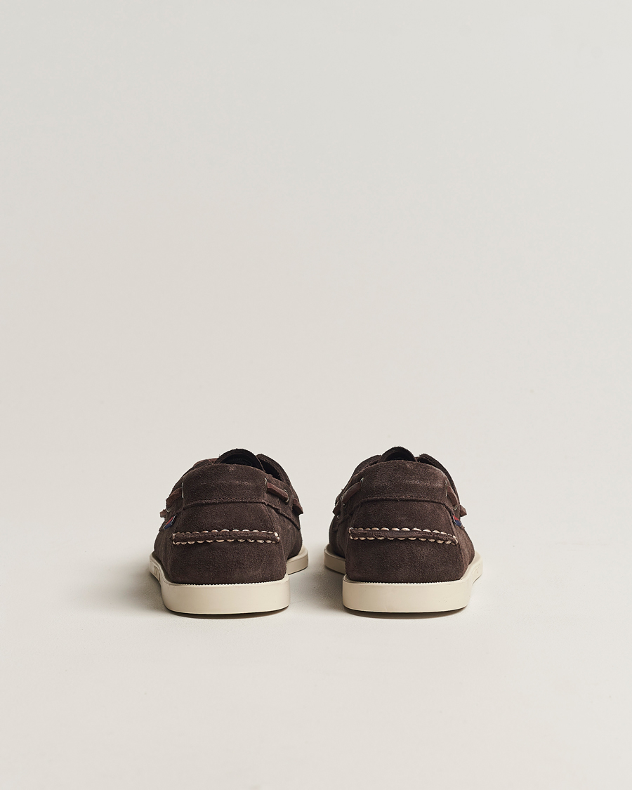 Herr | Seglarskor | Sebago | Docksides Suede Boat Shoe Moka Brown