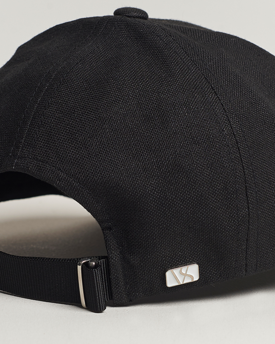 Herr | Varsity Headwear Linen Baseball Cap Licorice Black | Varsity Headwear | Linen Baseball Cap Licorice Black