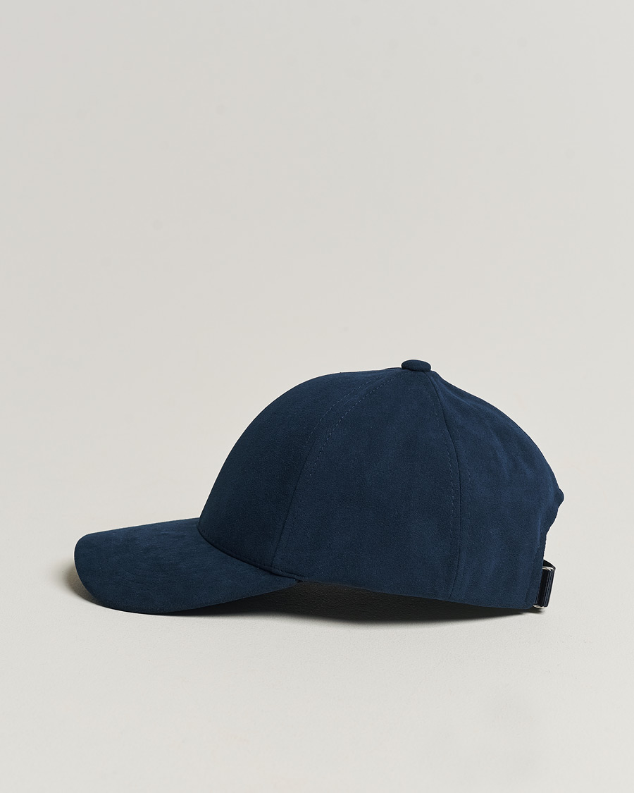 Herr | Accessoarer | Varsity Headwear | Alcantara Baseball Cap Commodore Blue