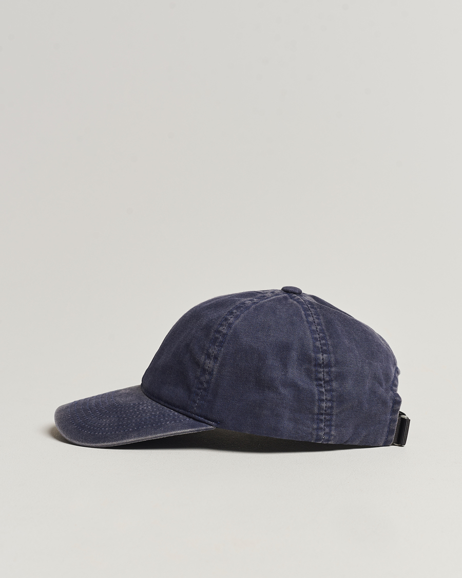 Herr | Contemporary Creators | Varsity Headwear | Washed Cotton Baseball Cap Blue