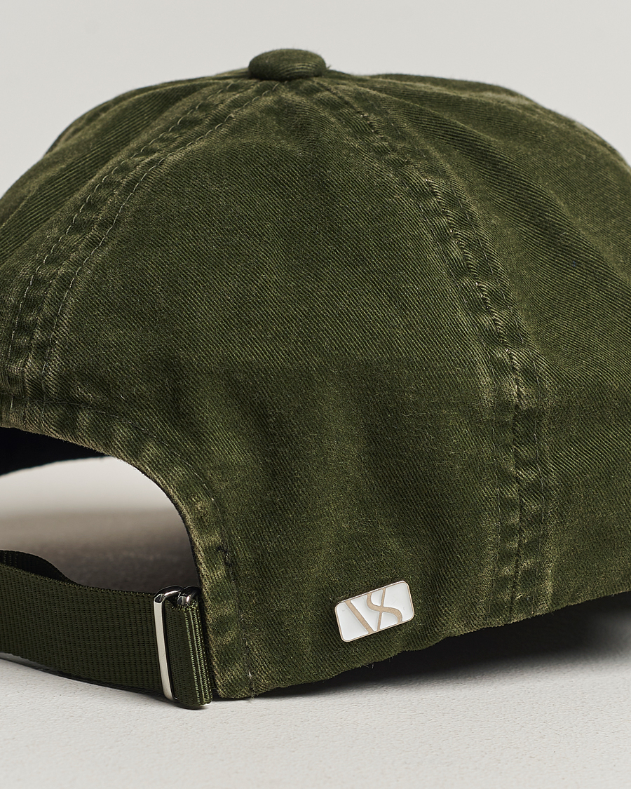Herr | Varsity Headwear Washed Cotton Baseball Cap Green | Varsity Headwear | Washed Cotton Baseball Cap Green