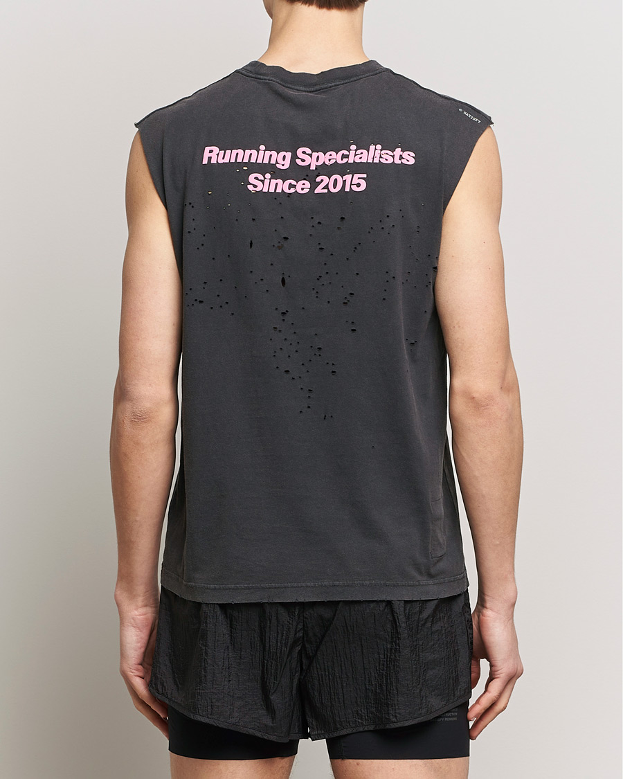 Herr | T-Shirts | Satisfy | MothTech Muscle Tee Aged Black