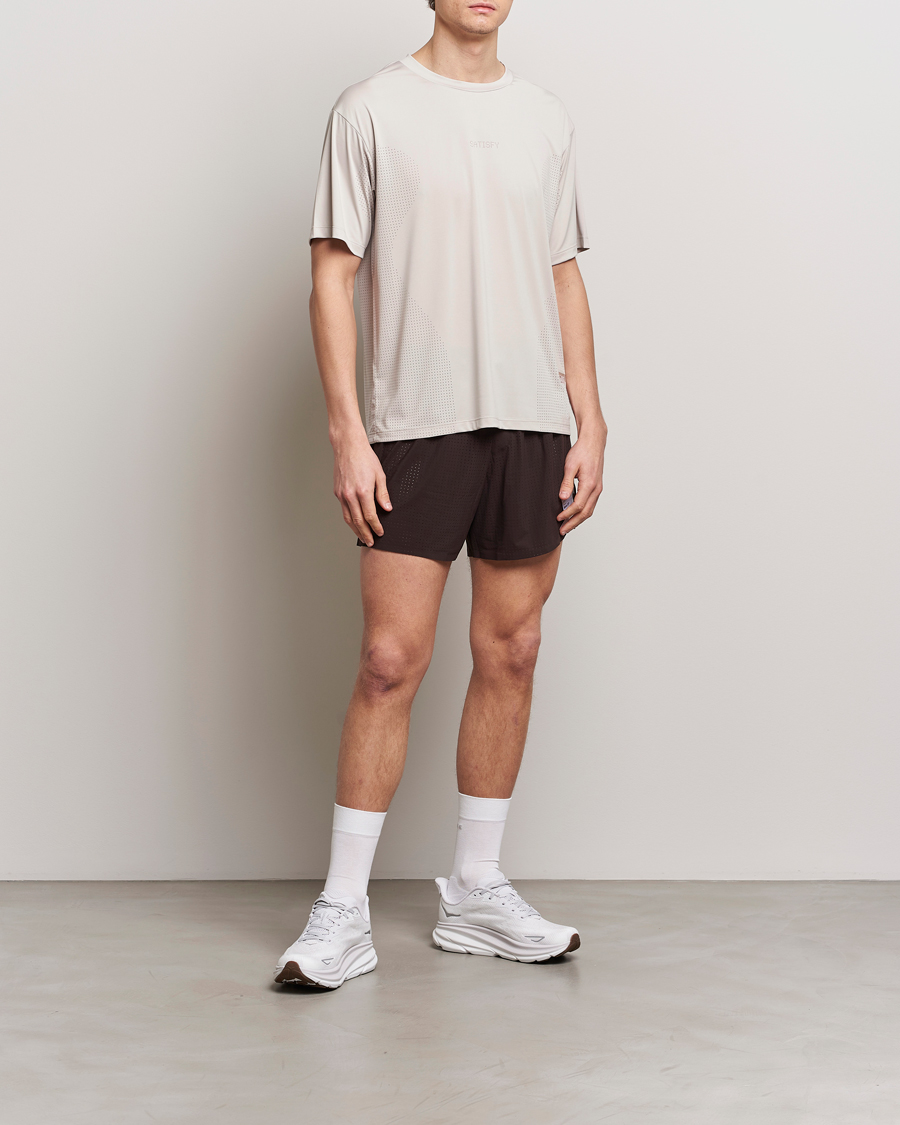 Herr | T-Shirts | Satisfy | AuraLite Air T-Shirt Mineral Dolomite