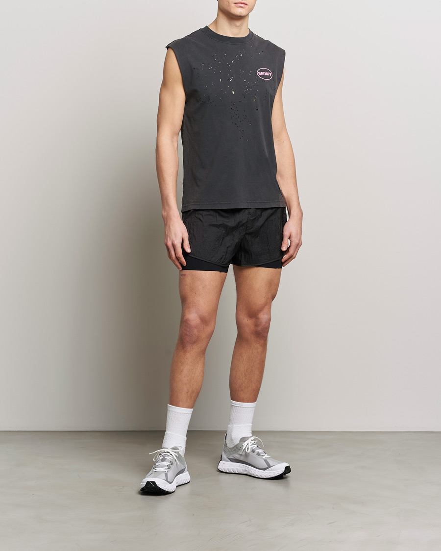 Herr | Shorts | Satisfy | Rippy 3 Inch Trail Shorts Black