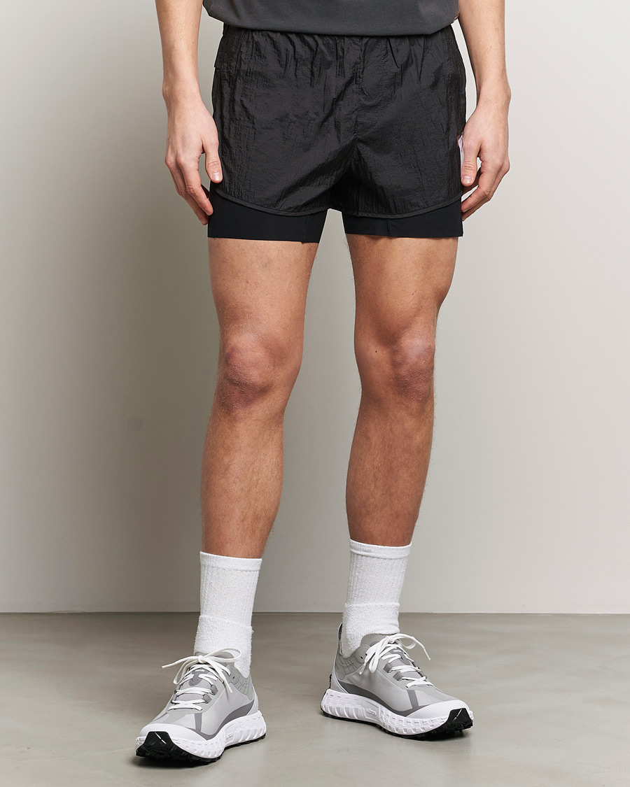 Herr | Kläder | Satisfy | Rippy 3 Inch Trail Shorts Black