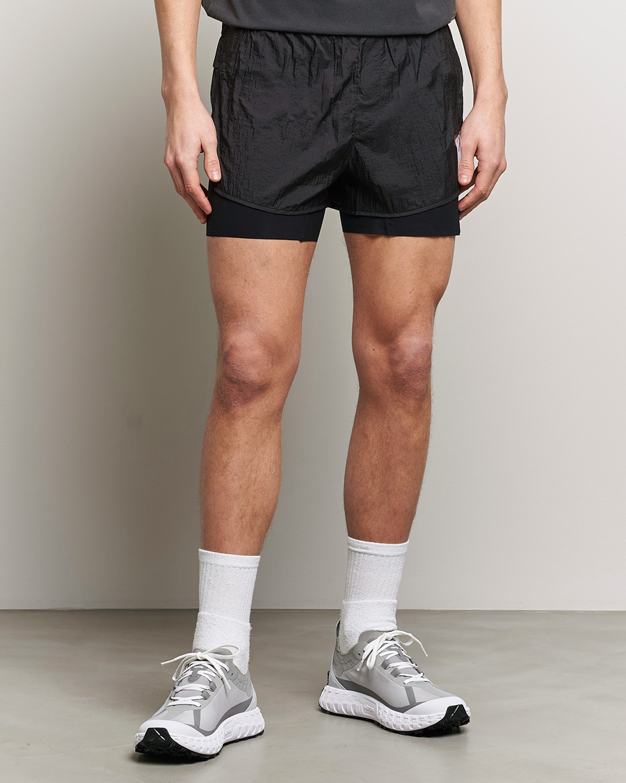 Herr | Contemporary Creators | Satisfy | Rippy 3 Inch Trail Shorts Black