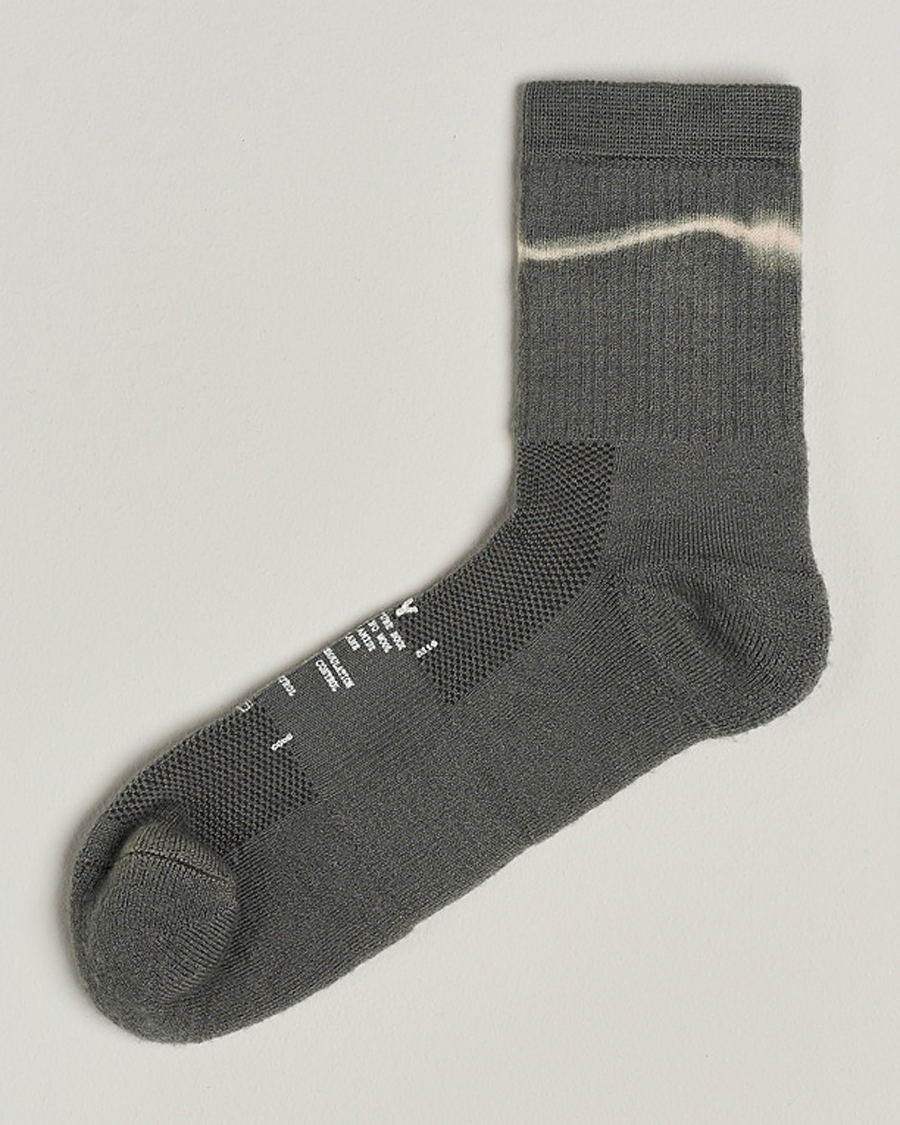 Herr | Underkläder | Satisfy | Merino Tube Socks Agave Green Tie Dye
