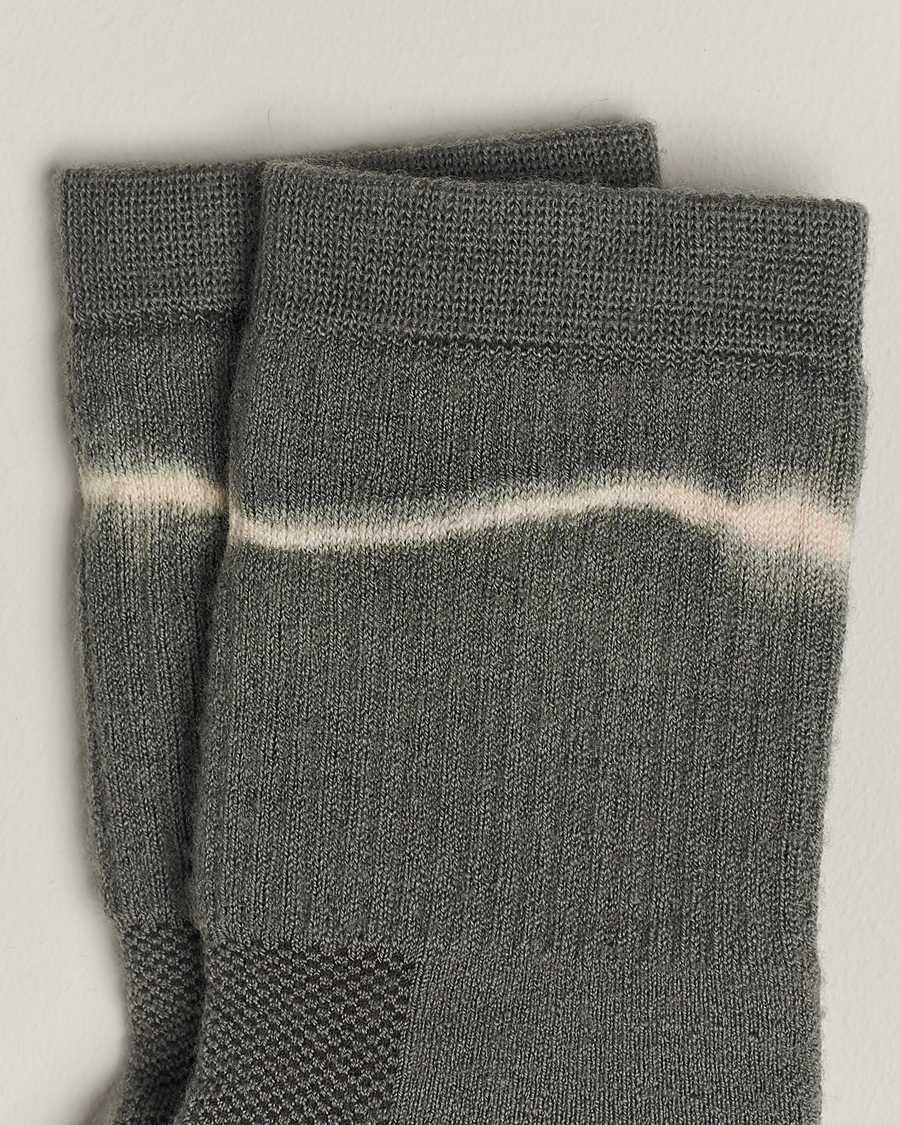 Herr | Contemporary Creators | Satisfy | Merino Tube Socks Agave Green Tie Dye