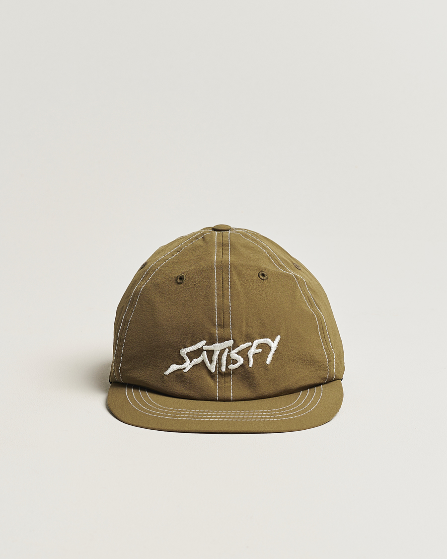 Herr | Satisfy PeaceShell Running Cap Oil Green | Satisfy | PeaceShell Running Cap Oil Green