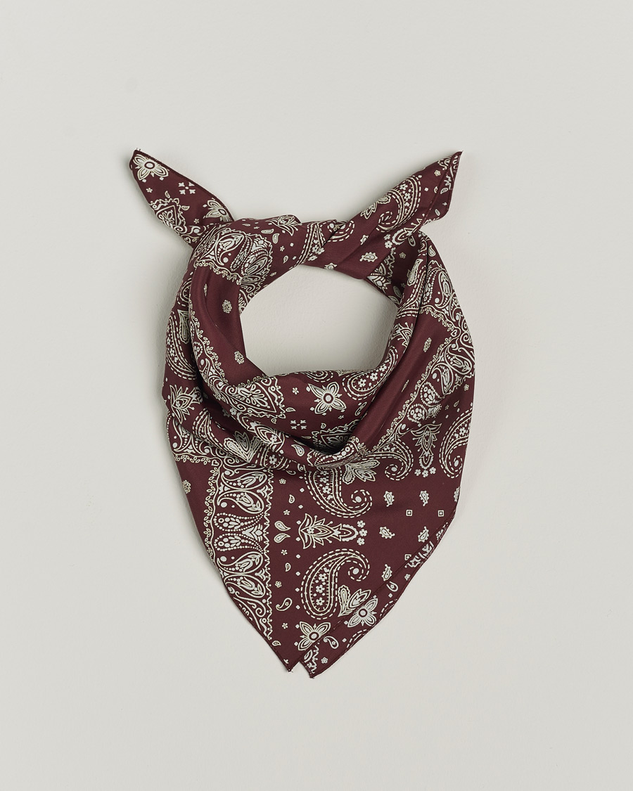 Herr | Satisfy Japanese Rayon Bandana Mahogany | Satisfy | Japanese Rayon Bandana Mahogany