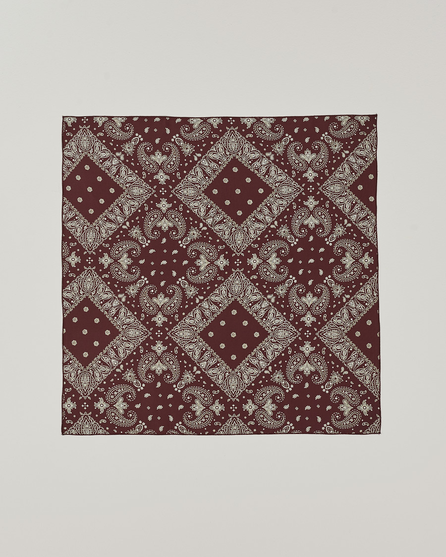 Herr | Satisfy Japanese Rayon Bandana Mahogany | Satisfy | Japanese Rayon Bandana Mahogany