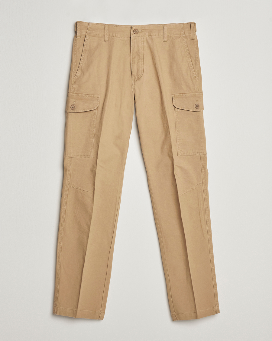 Herr | Byxor | Dockers | Slim Cotton Cargo Pants Harvest Gold