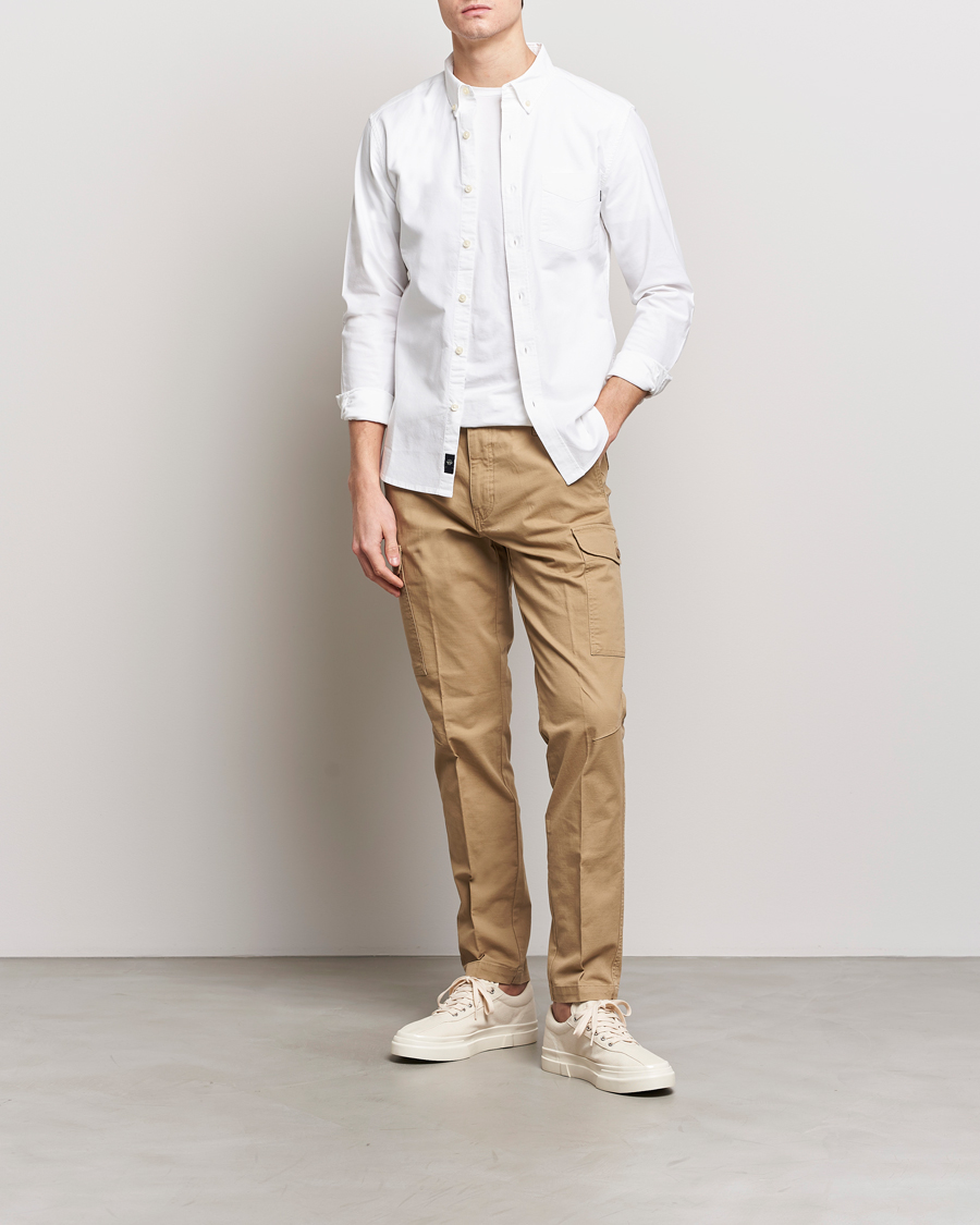 Herr | Byxor | Dockers | Slim Cotton Cargo Pants Harvest Gold