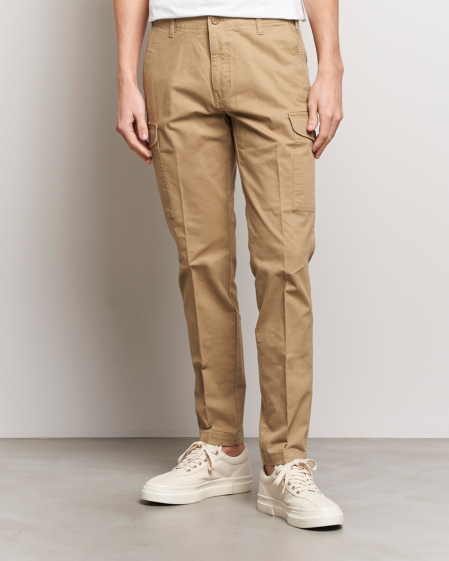 Herr | Byxor | Dockers | Slim Cotton Cargo Pants Harvest Gold