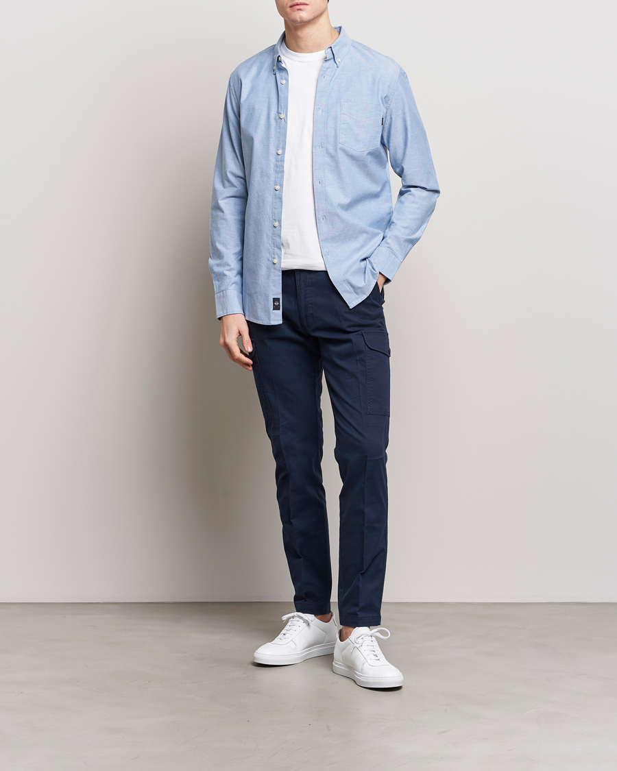 Herr | Byxor | Dockers | Slim Cotton Cargo Pants Navy