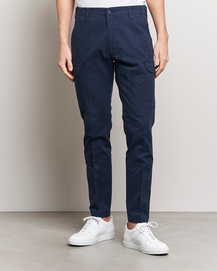 Herr | Dockers | Dockers | Slim Cotton Cargo Pants Navy