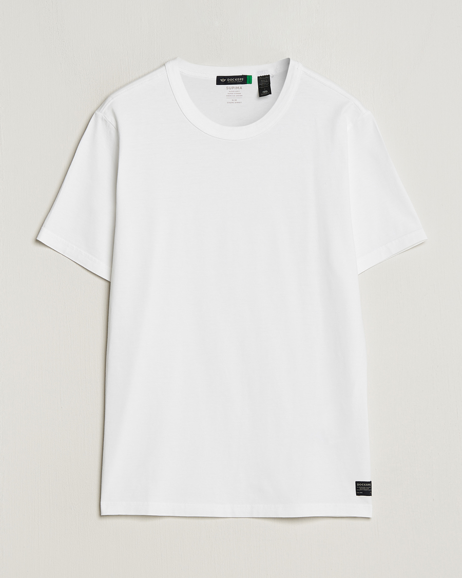 Herr | T-Shirts | Dockers | Original Cotton T-Shirt White