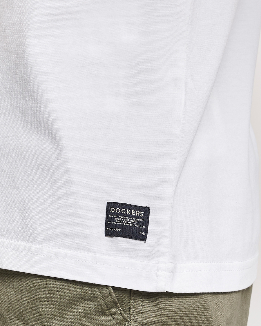 Herr | T-Shirts | Dockers | Original Cotton T-Shirt White