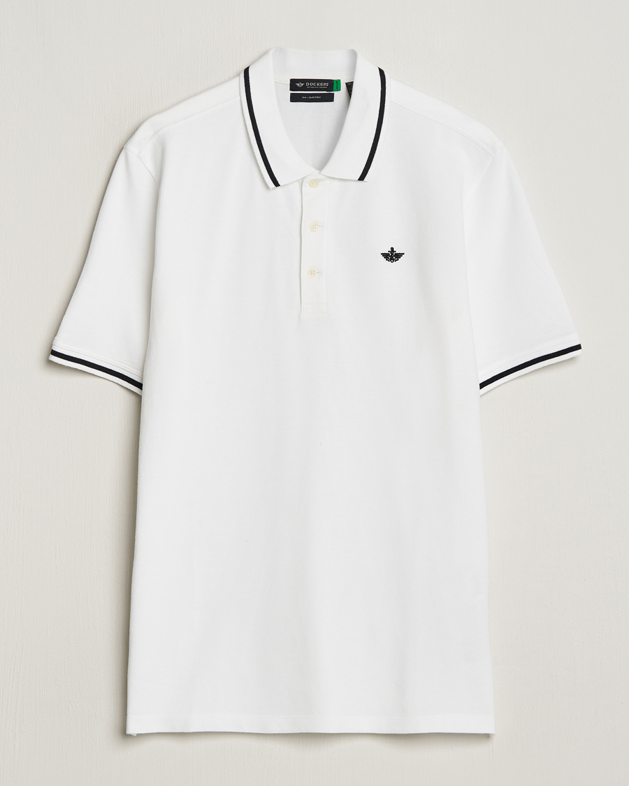 Herr | Pikéer | Dockers | Original Cotton Polo White