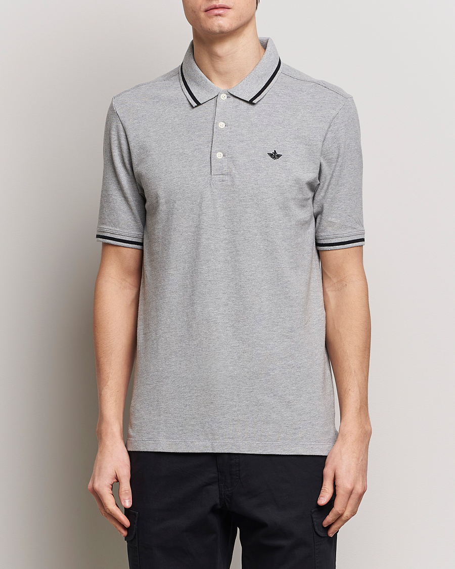 Herr | Kläder | Dockers | Original Cotton Polo Mid Grey Heather