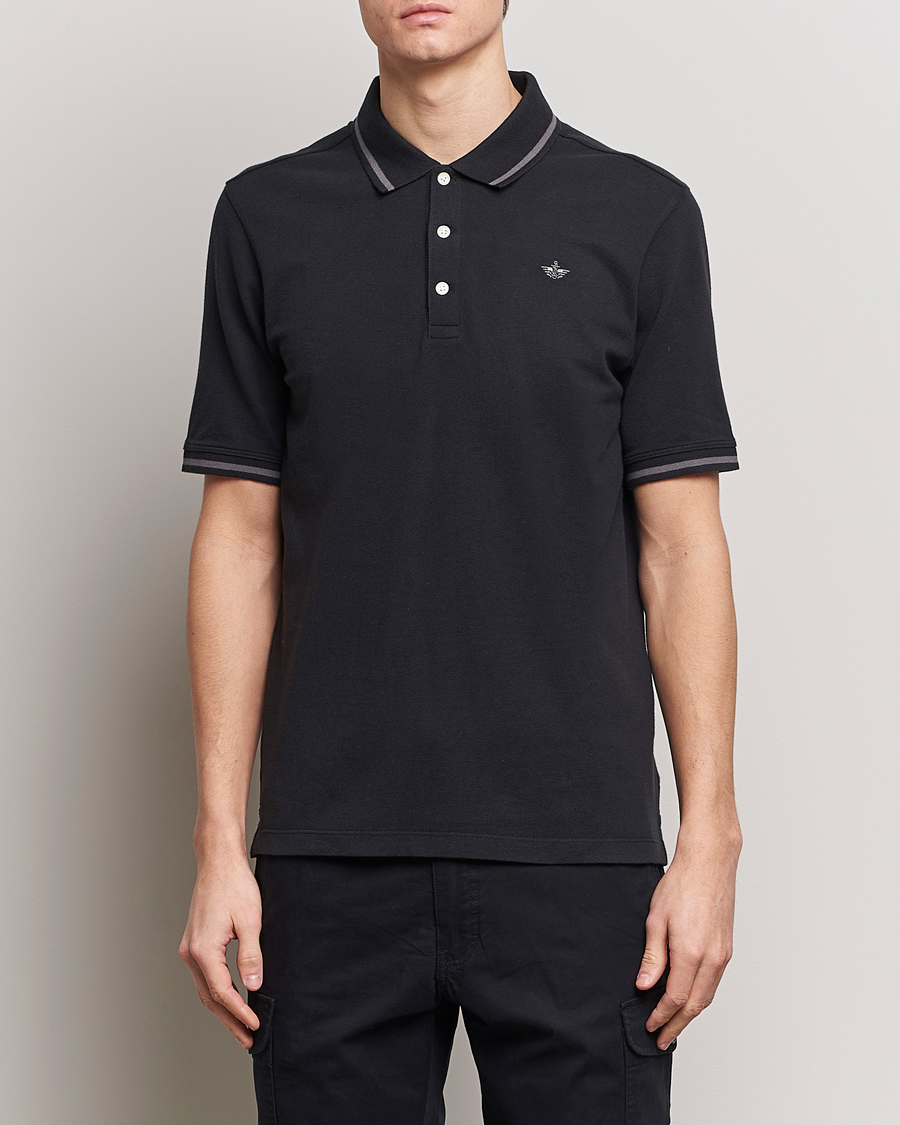 Herr | American Heritage | Dockers | Original Cotton Polo Black