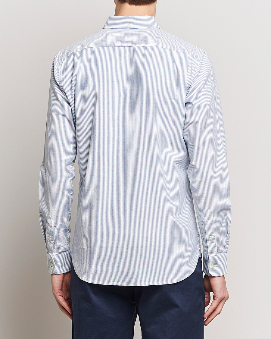 Herr | Skjortor | Dockers | Cotton Stretch Oxford Shirt Striped Delft