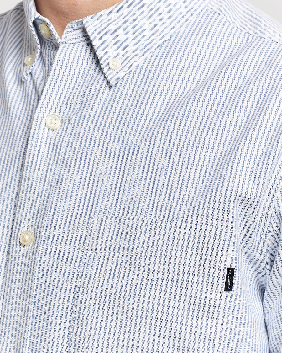 Herr | Skjortor | Dockers | Cotton Stretch Oxford Shirt Striped Delft