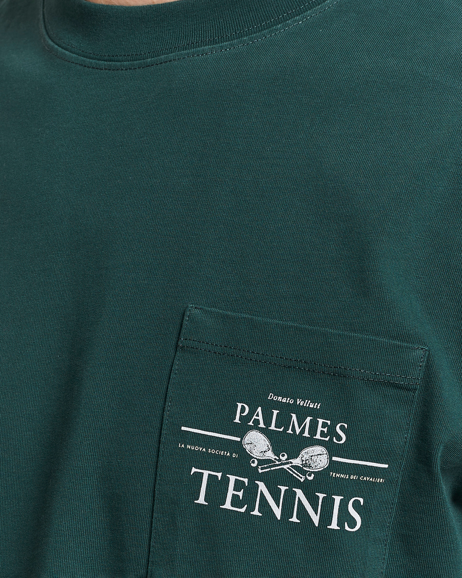 Herr | T-Shirts | Palmes | Vichi Pocket T-Shirt Dark Green
