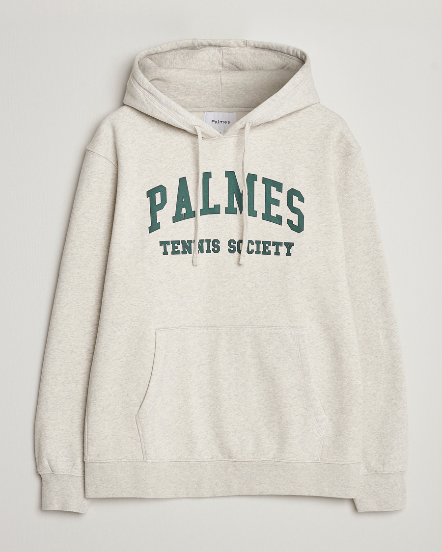Herr | Tröjor | Palmes | Mats Hooded Sweatshirt Oatmeal