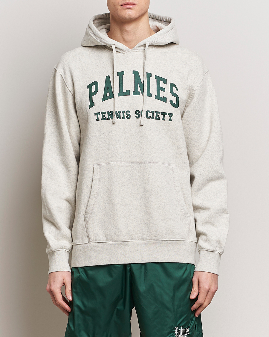 Herre | Palmes | Palmes | Mats Hooded Sweatshirt Oatmeal