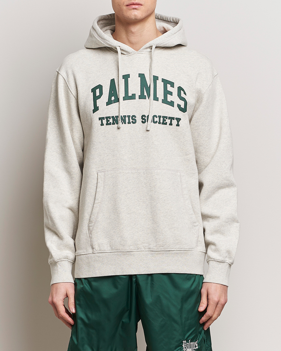 Herr | 20% rea | Palmes | Mats Hooded Sweatshirt Oatmeal