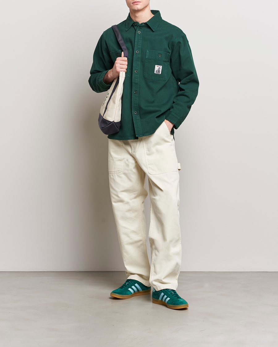 Herr | Skjortor | Palmes | Roland Overshirt Bottle Green