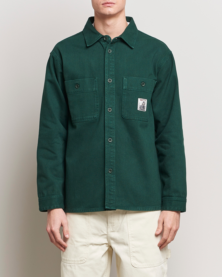 Herr | An overshirt occasion | Palmes | Roland Overshirt Bottle Green