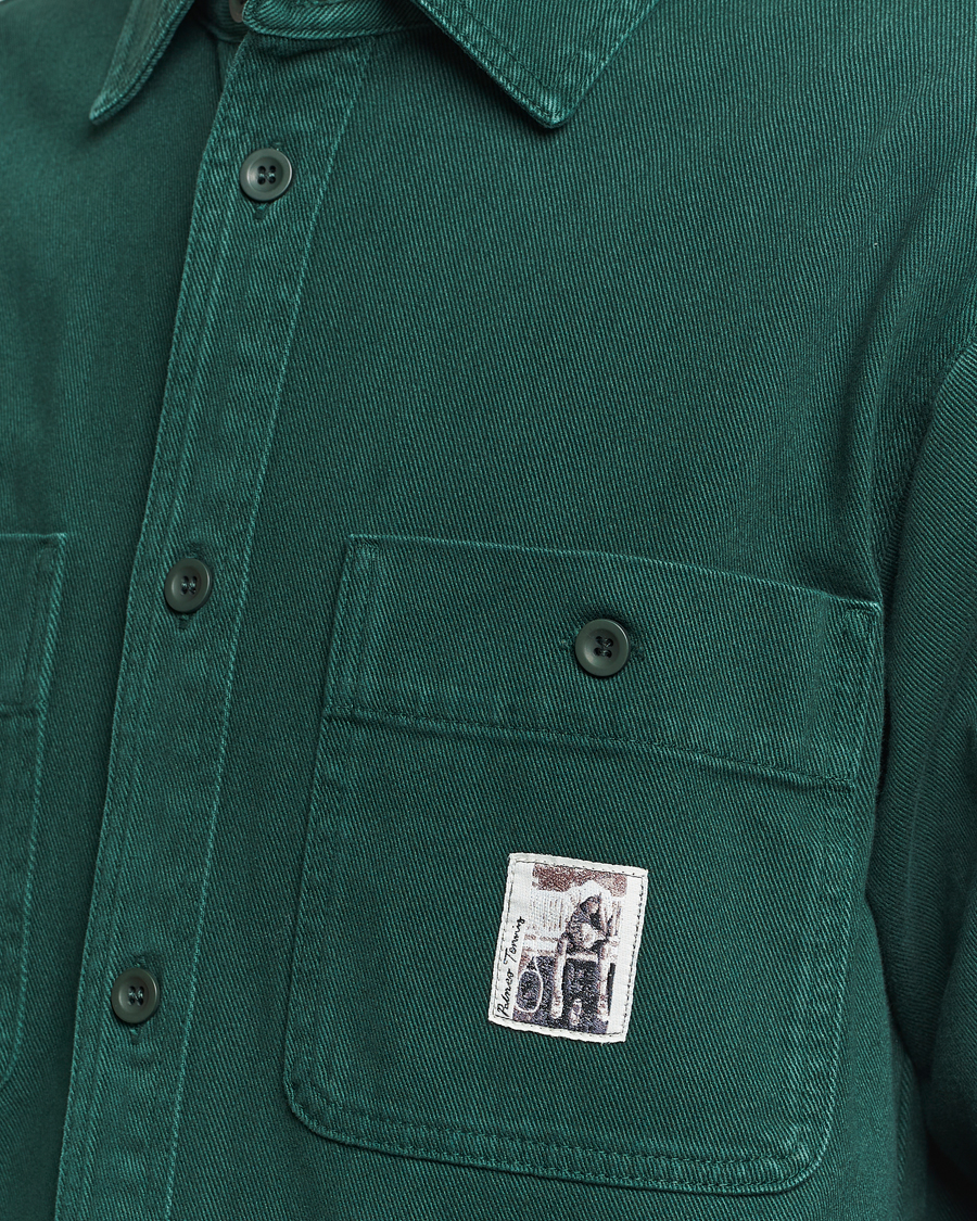 Herr | Skjortor | Palmes | Roland Overshirt Bottle Green