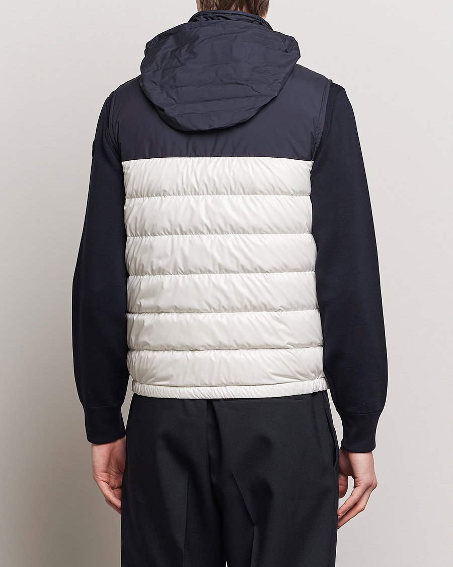 Herr | Jackor | Moncler | Cerces Down Vest Off White/Navy