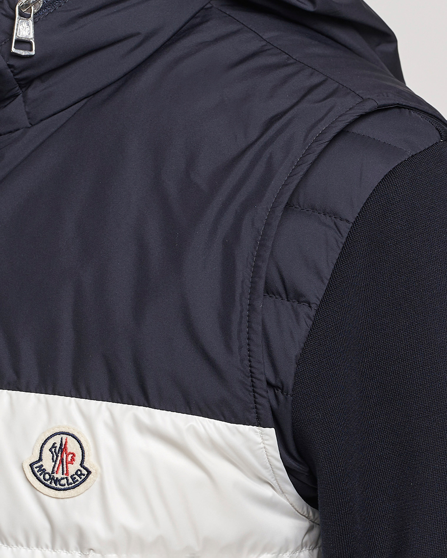 Herr | Jackor | Moncler | Cerces Down Vest Off White/Navy