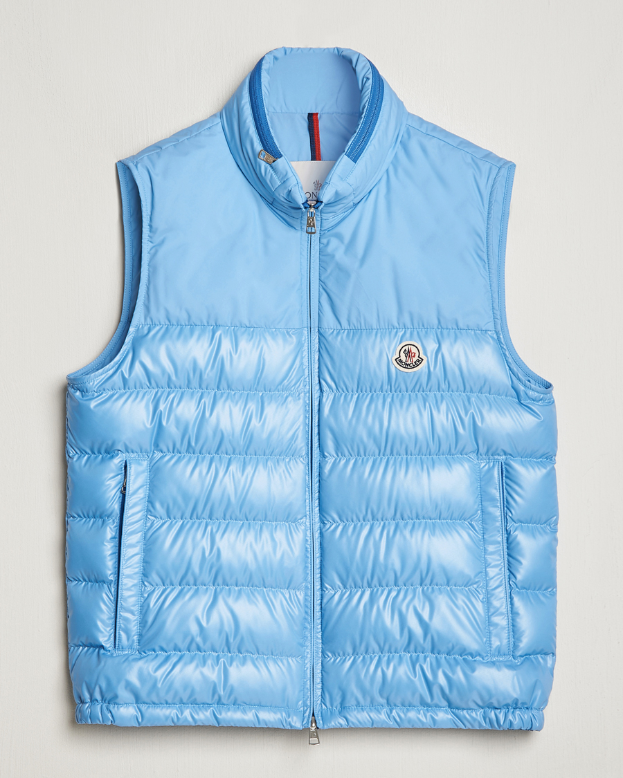 Herr | Jackor | Moncler | Cerces Down Vest Light Blue