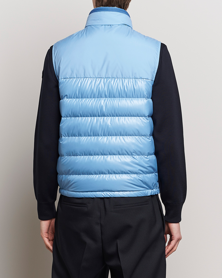 Herr | Jackor | Moncler | Cerces Down Vest Light Blue