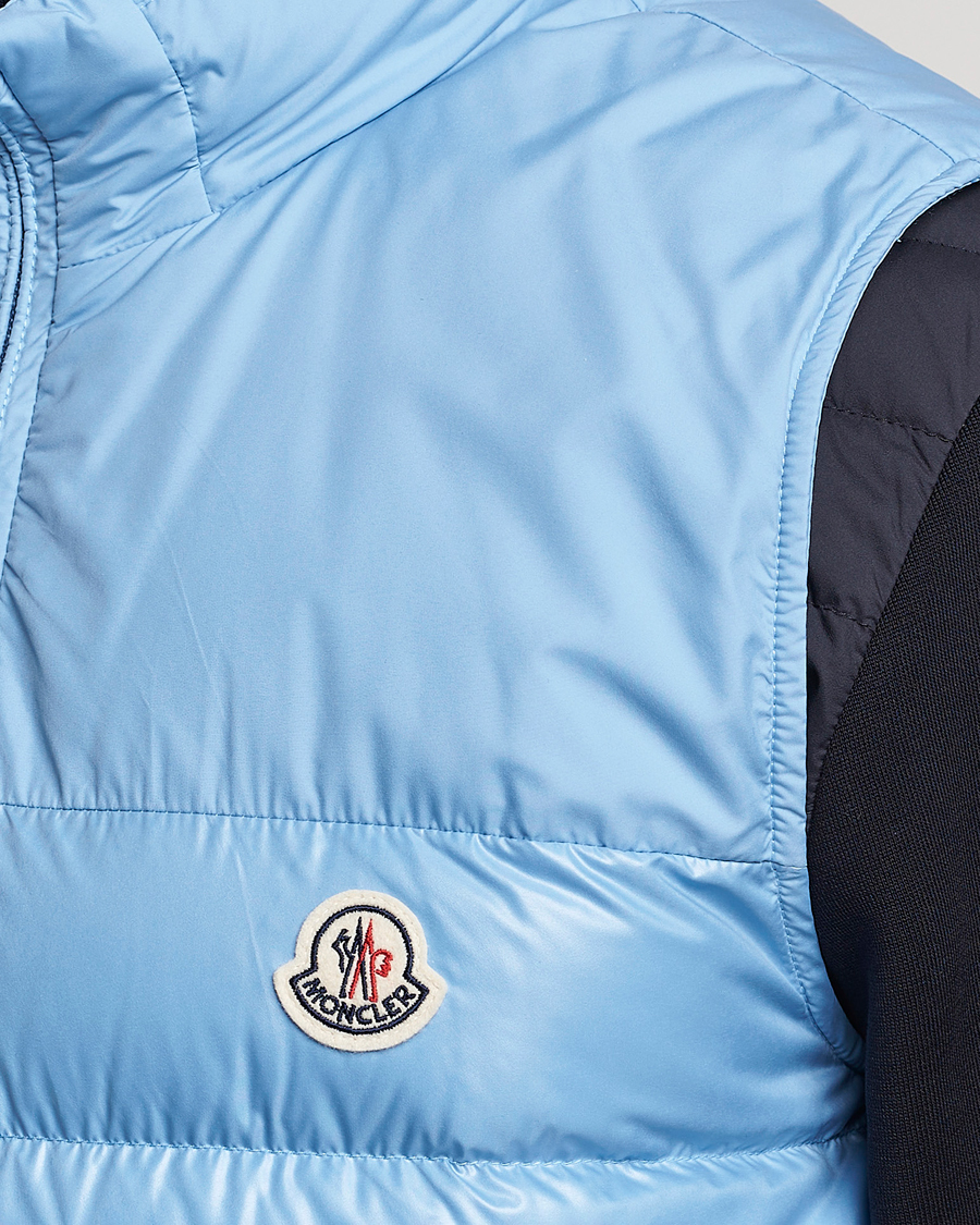 Herr | Jackor | Moncler | Cerces Down Vest Light Blue
