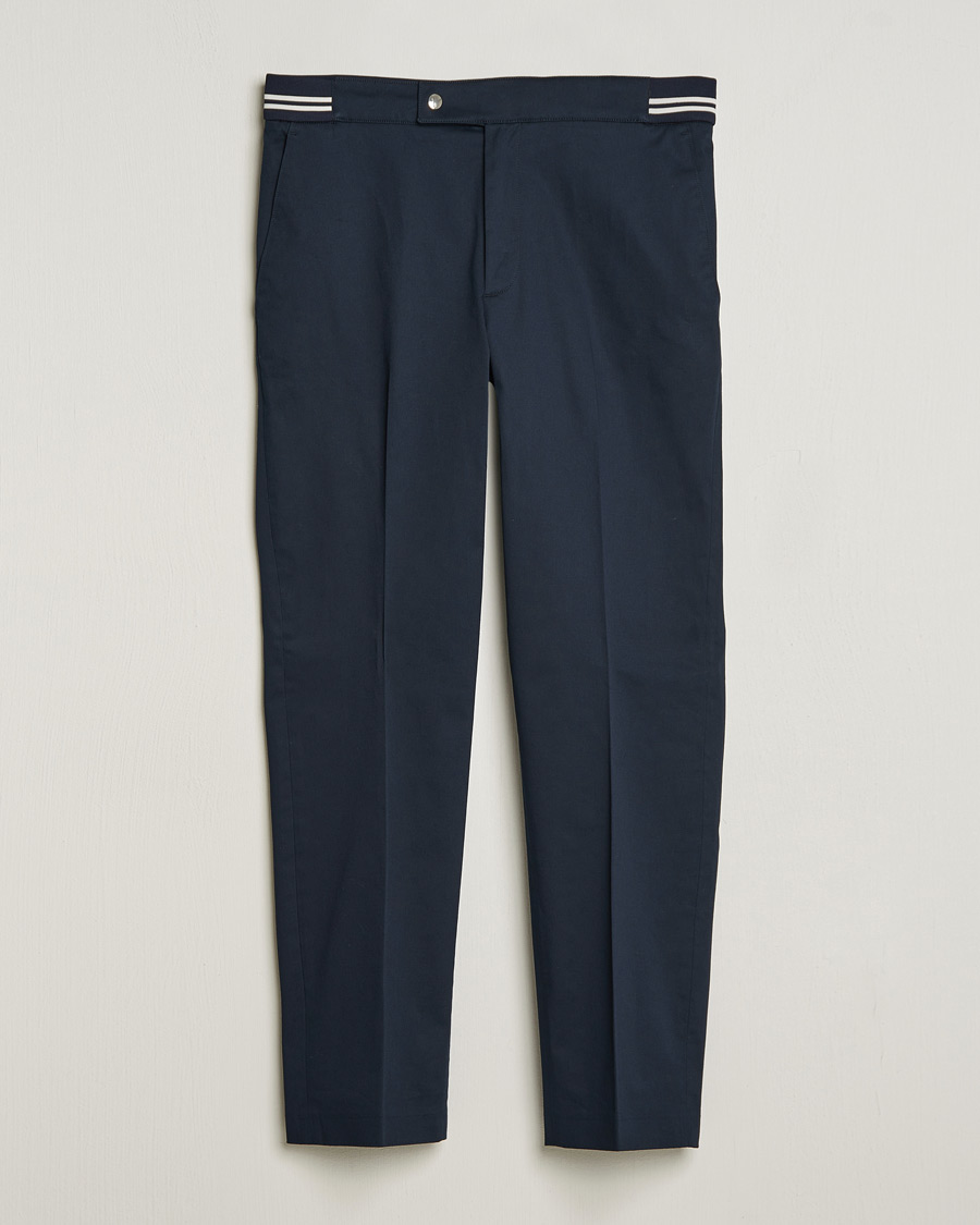 Herr | Byxor | Moncler | Contrast Banded Trousers Navy