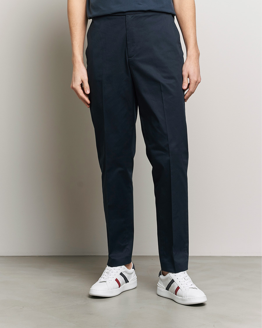 Herr | Kläder | Moncler | Contrast Banded Trousers Navy