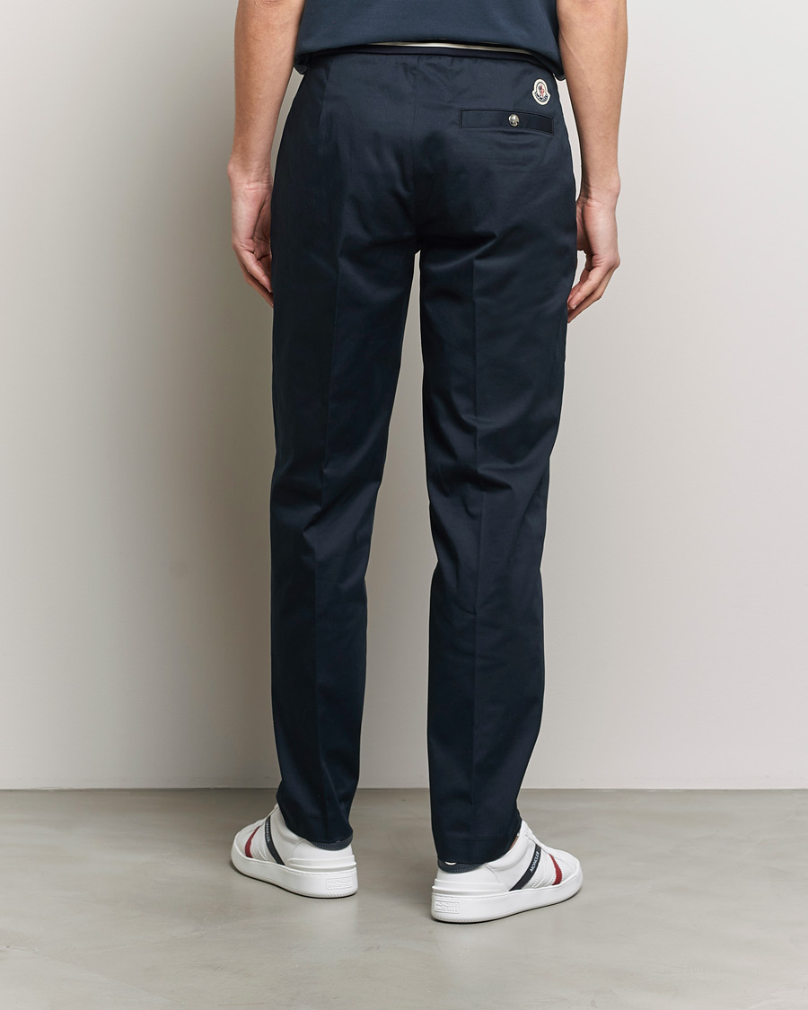 Herr | Byxor | Moncler | Contrast Banded Trousers Navy